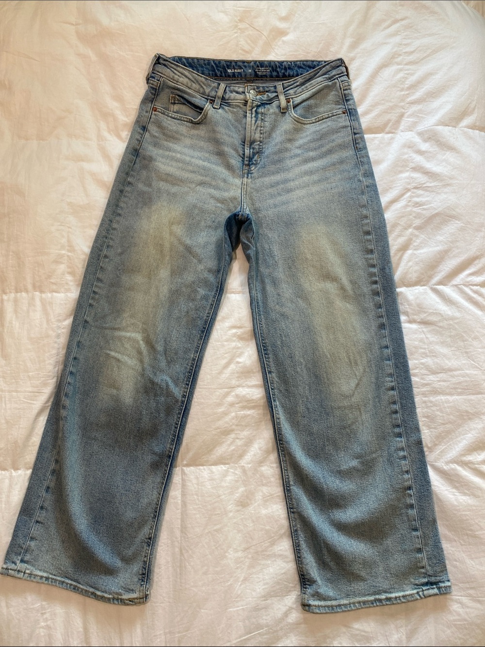 Old Navy Women's Wide Leg Jeans — light wash